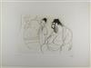 AL HIRSCHFELD Three etchings.